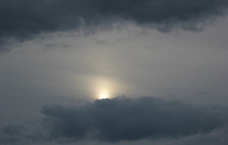  Cloudy day in Northern Germany  の写真素材