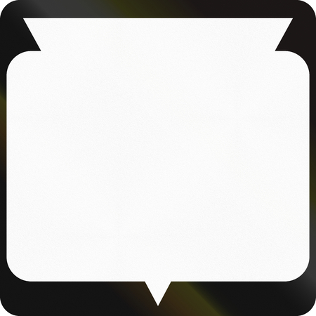 Wisconsin Highway Route shield used in the US.の写真素材