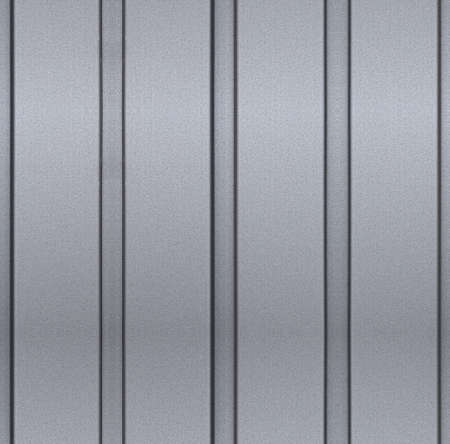 Seamlessly tileable texture of corrugated metal plates.の写真素材
