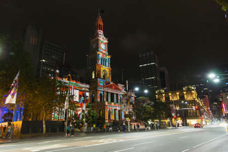 The night Before Christmas Sydney town hallの素材