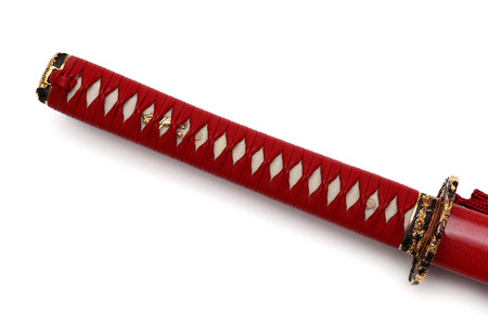 Tsuka : handle of Japanese swordの写真素材