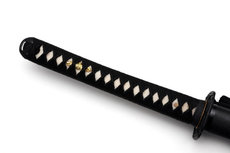 Tsuka : handle of Japanese swordの写真素材