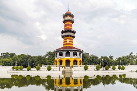 Witoon Tasana Tower, The tall tower in Bang Pa-In Palace Royal summer residence of King...