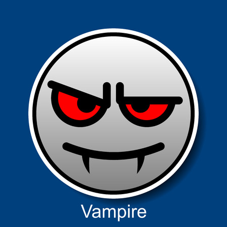 Vector Smiley Vampireのイラスト素材