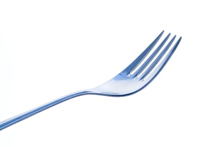 A fork isolated on a white background