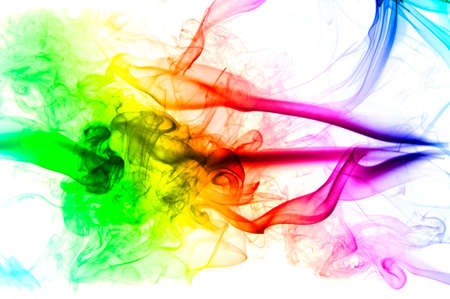 colored smoke isolated on white background colored smoke isolated on white background