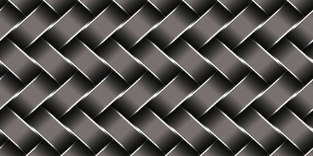 interior decorative wall panel with a wavy geometric shapeの写真素材