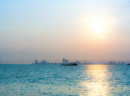 Sunrise At Koh Larn の写真素材