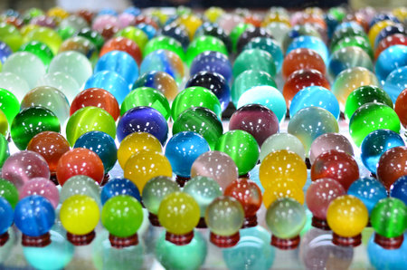 Glass ballの写真素材