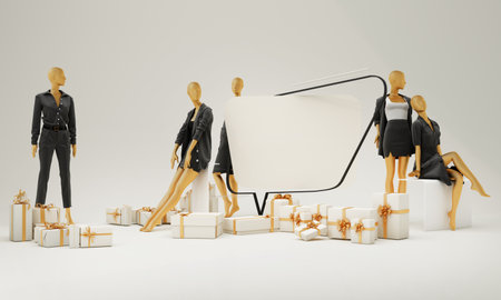 Statue of model mannequin in gold for showcasing fashion formal clothes in an abstract concept. on stone pallet geometric product stand. isolate on white background with promotion sale. 3d rendering
Statue of model mannequin in gold for showcasing fashion formal clothes in an abstract concept. on stone pallet geometric product stand. isolate on white background with promotion sale. 3d renderingの写真素材
