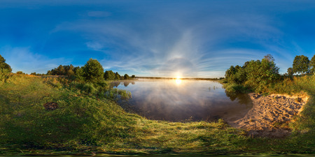 3D spherical panorama with 360 viewing angle. Ready for virtual reality or VR. Full equirectangular...