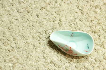 Ceramic chahe for Chinese tea at light backgroudの写真素材