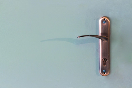 door knob at light backgroundの写真素材