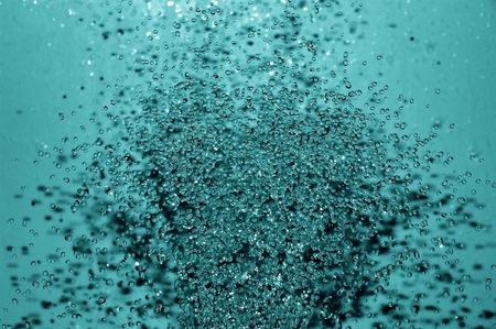 sparks of waterの写真素材