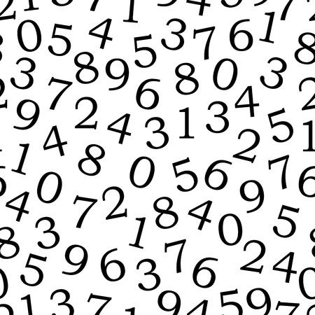 numbers - seamless vector wallpaperのイラスト素材