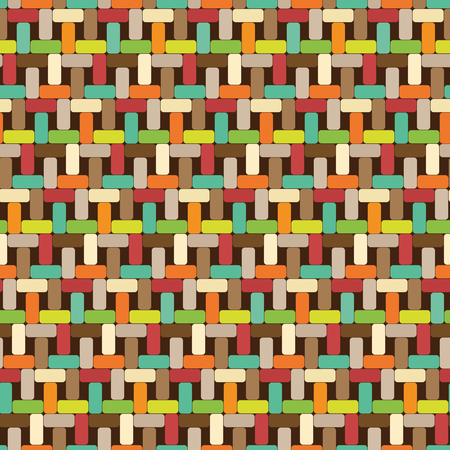 multicolor seamless patternのイラスト素材