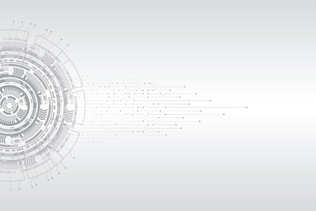 Abstract futuristic circuit boardのイラスト素材