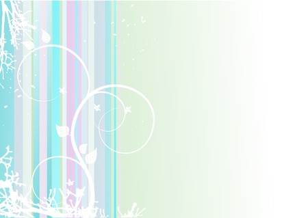 Abstract background, leafs - vector illustrationのイラスト素材