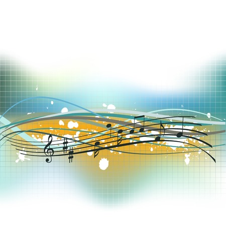 musical background with space for a textのイラスト素材