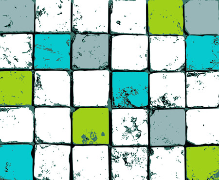 abstract mosaic with space for a textのイラスト素材