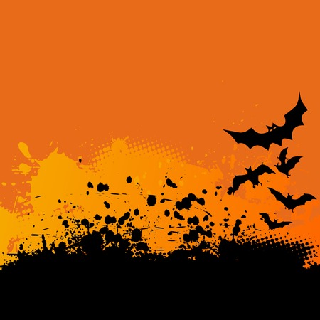 halloween background with place for your textのイラスト素材
