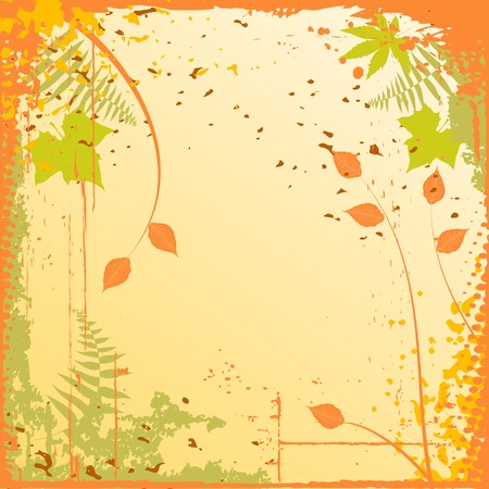 autumn background with a space for a textのイラスト素材