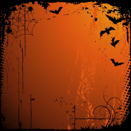 halloween background with place for your textのイラスト素材