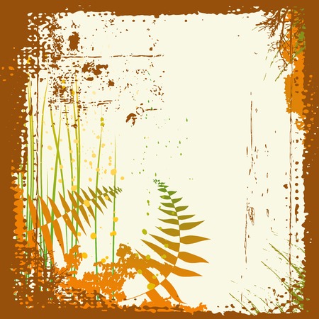 autumn background with a space for a textのイラスト素材