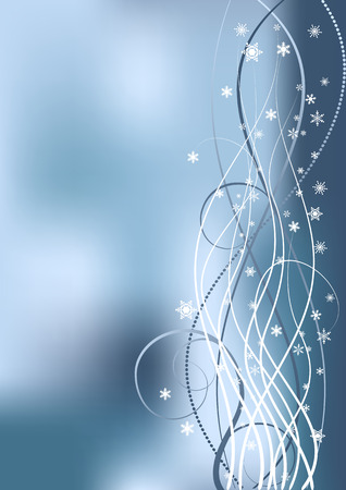 Winter background, vector illustrationのイラスト素材