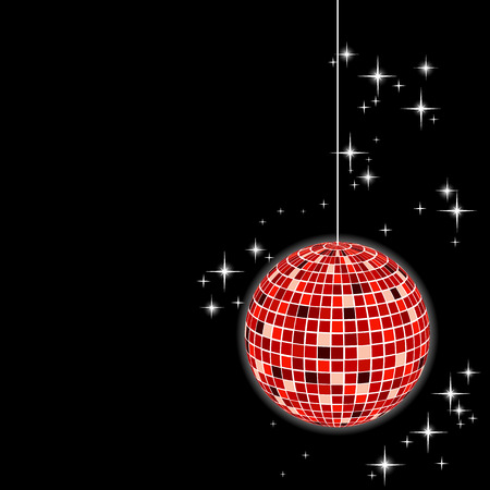 disco sphere - vector のイラスト素材