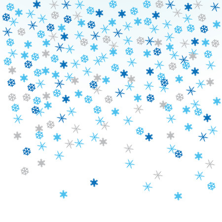 snowflakes, vector illustration のイラスト素材