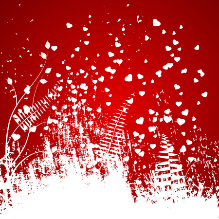 Valentine's day abstract with dandelionのイラスト素材