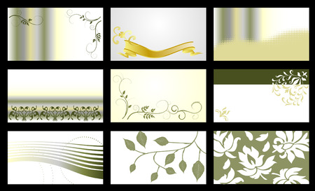 Business card -  collectionのイラスト素材