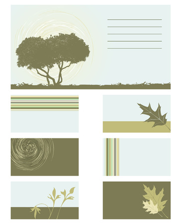 Business card -  collectionのイラスト素材