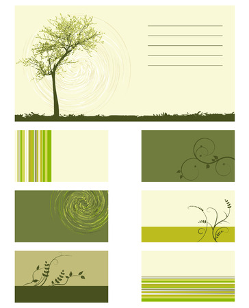 card - plantsのイラスト素材