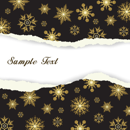 Winter background, snowflakes - illustrationのイラスト素材