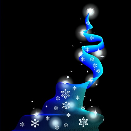 Christmas background, abstract treeのイラスト素材