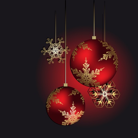 Christmas decorationのイラスト素材