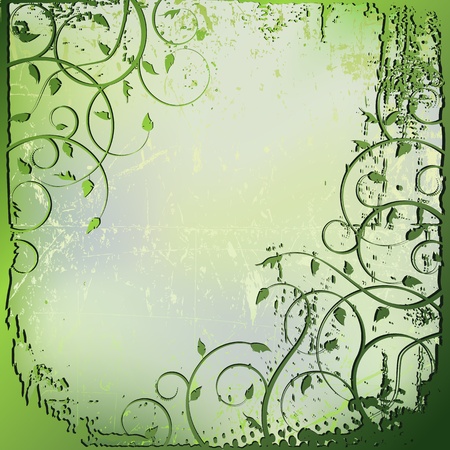 floral background, leavesのイラスト素材