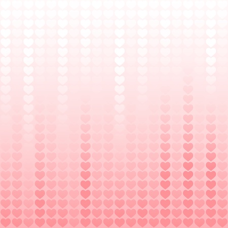 Abstract valentine background with hearts - repetitive patternのイラスト素材