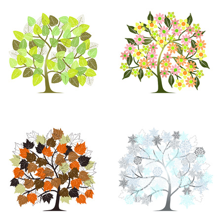 Abstract tree - graphic elementのイラスト素材