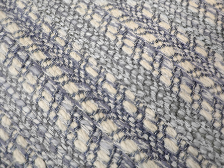 Image of braided blue woollen yarns