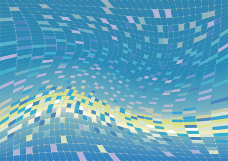 Vector abstract background, blue and greenのイラスト素材