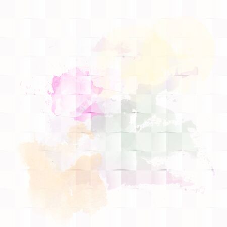 Colorful digital paint splashes. Bitmap illustrationの写真素材