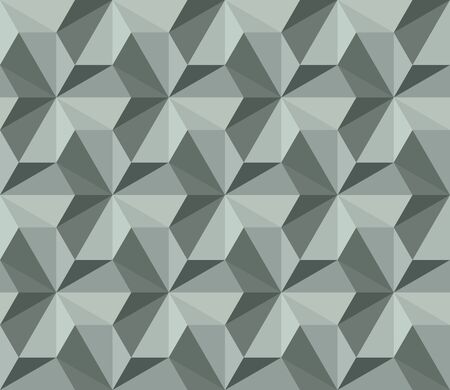 Old school seamless background, triangle - vector illustration