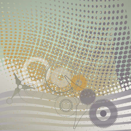 Abstract technical backgroundのイラスト素材