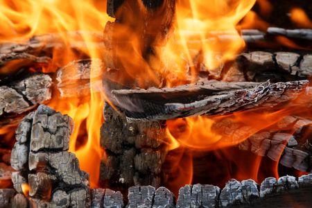 bright fireの写真素材