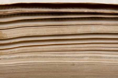 Old book pages with shadow. With clipping pathの写真素材