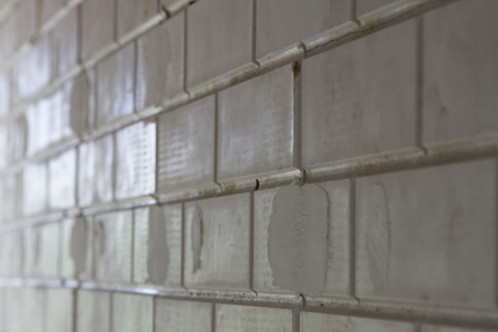 White brick wallの写真素材