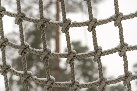rope net for adventure gameの写真素材